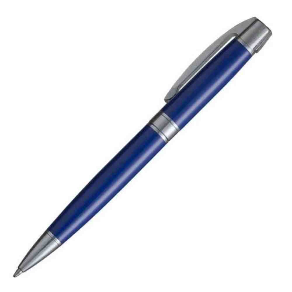 Caneta Crown Master Chrome Esferográfica Azul YW19967A