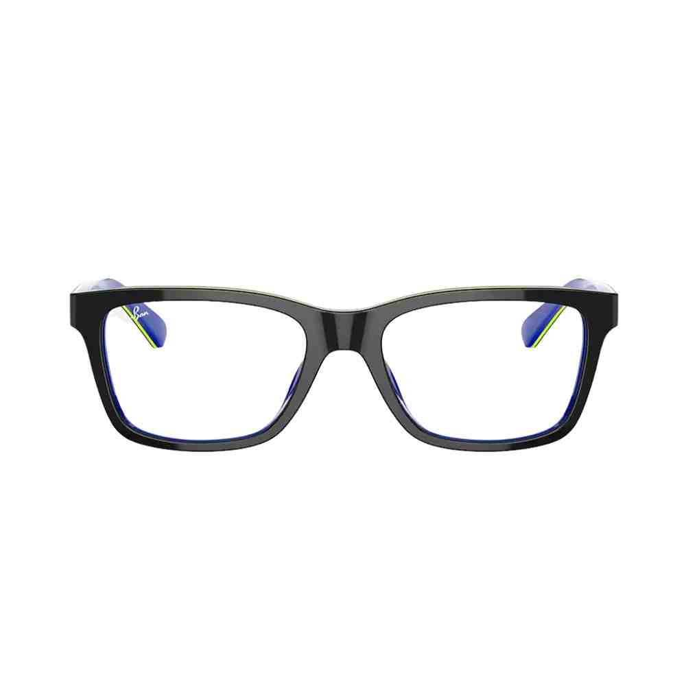 Óculos de Grau Preto c/ Azul Infantil Ray-Ban RY1536 3600