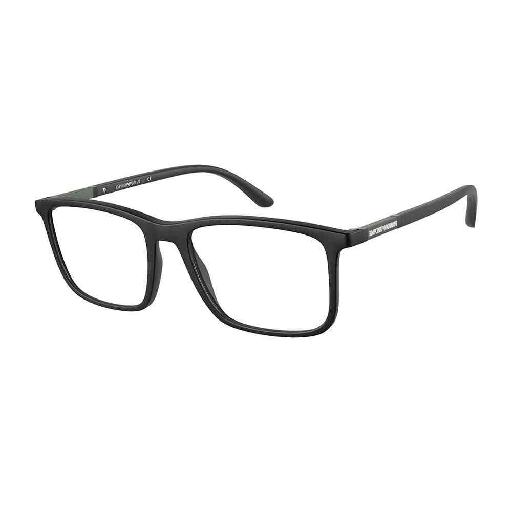 Óculos de Grau Preto Masculino Emporio Armani 0EA3181 5042  54