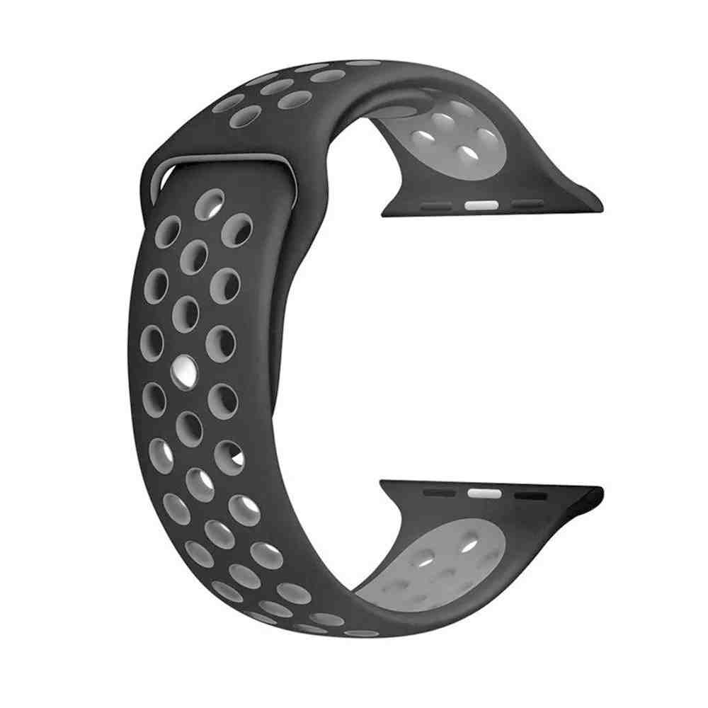 Pulseira para Smartwatch Preta c/ cinza 42/44 MM – PULSWATCHPC