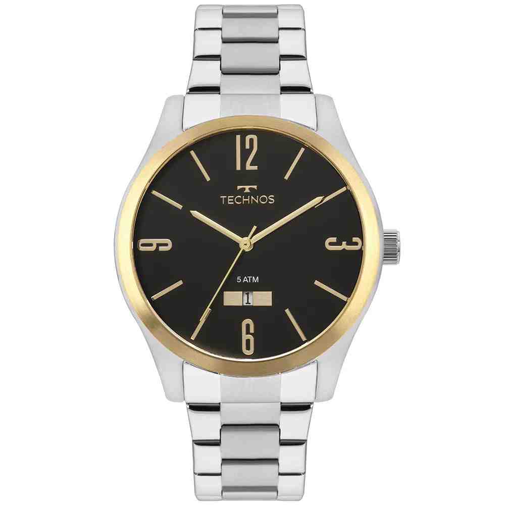 Relógio Technos Steel Prata Masculino 2115MNVS/1P