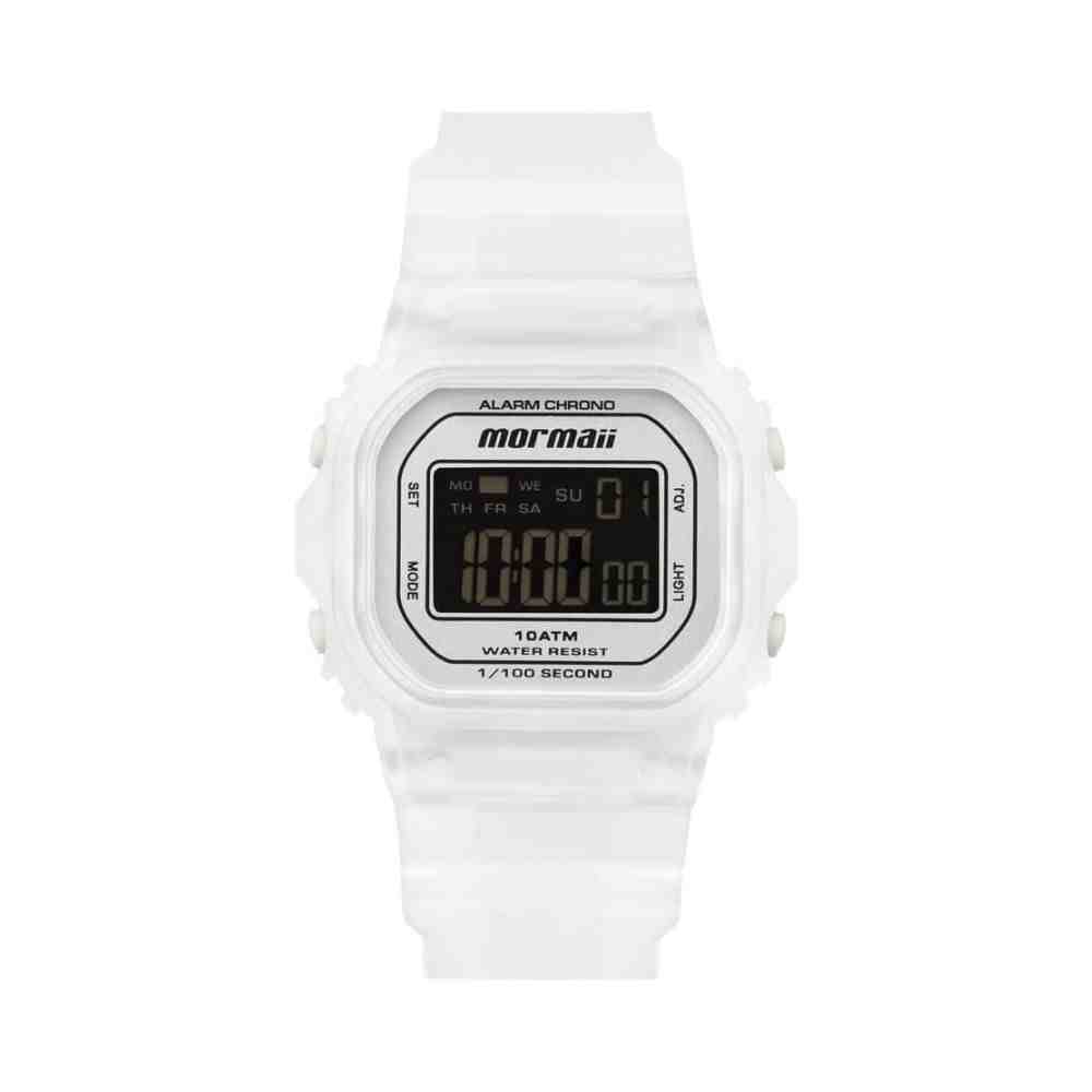 Relógio Branco Feminino Mormaii Sports MO0303/8W