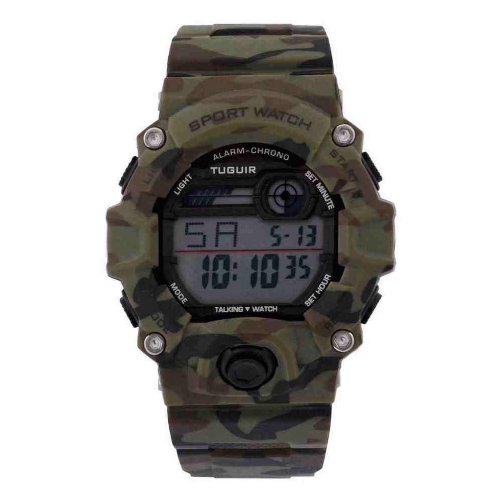 Relógio Camuflado Masculino Tuguir TG30024