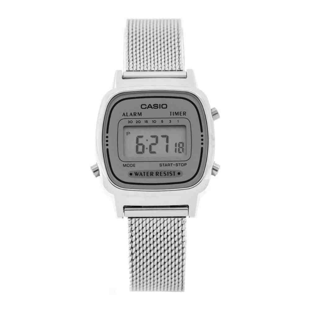 Relógio Prata Feminino Casio Vintage LA670WEM-7DF