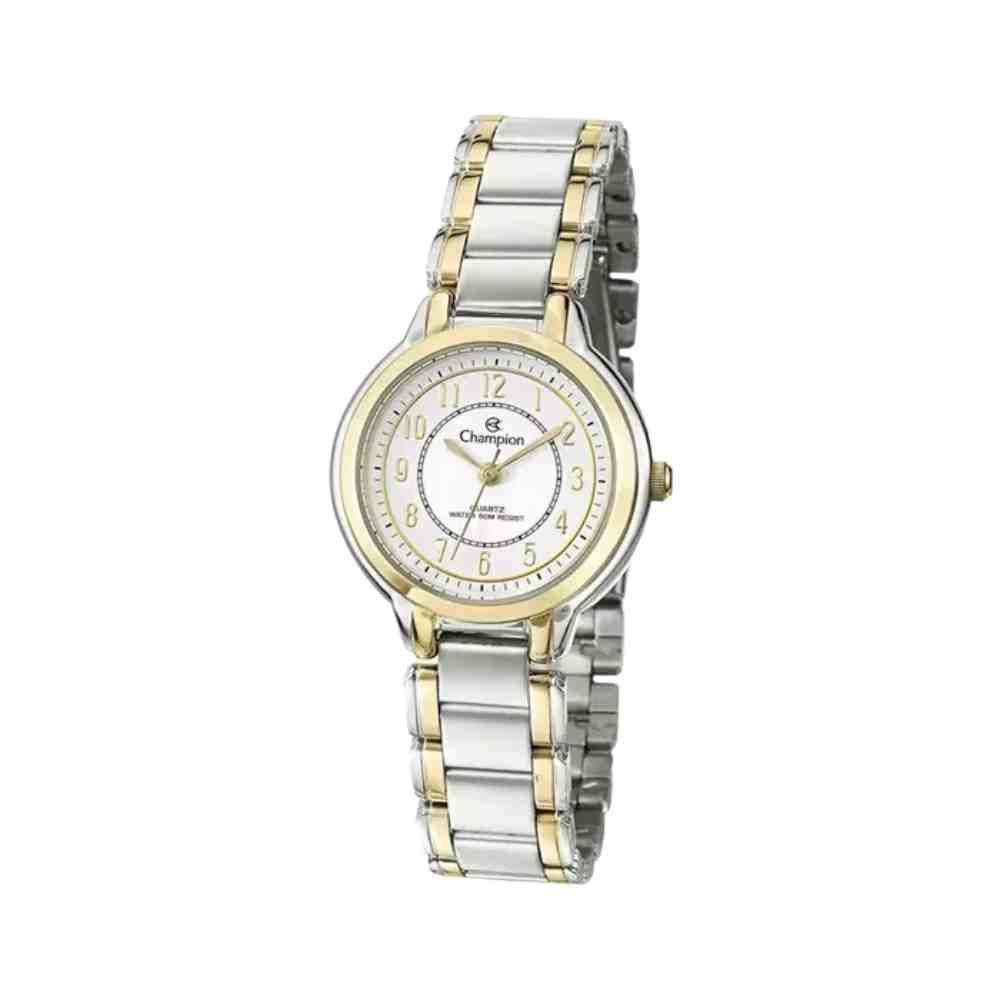 Relógio Champion Prata Dourado Feminino CN28222B