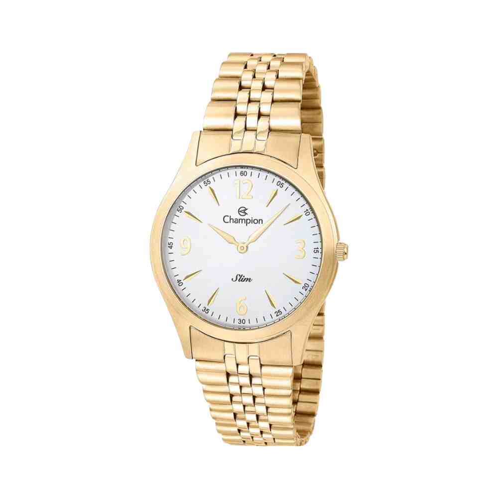 Relógio Champion Slim Dourado Feminino CA21777H