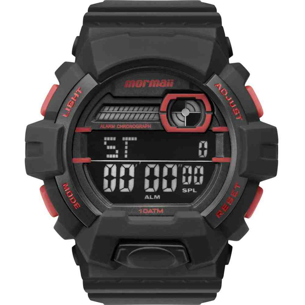 Relógio Mormaii Wave Preto Masculino MO8090AD/8R