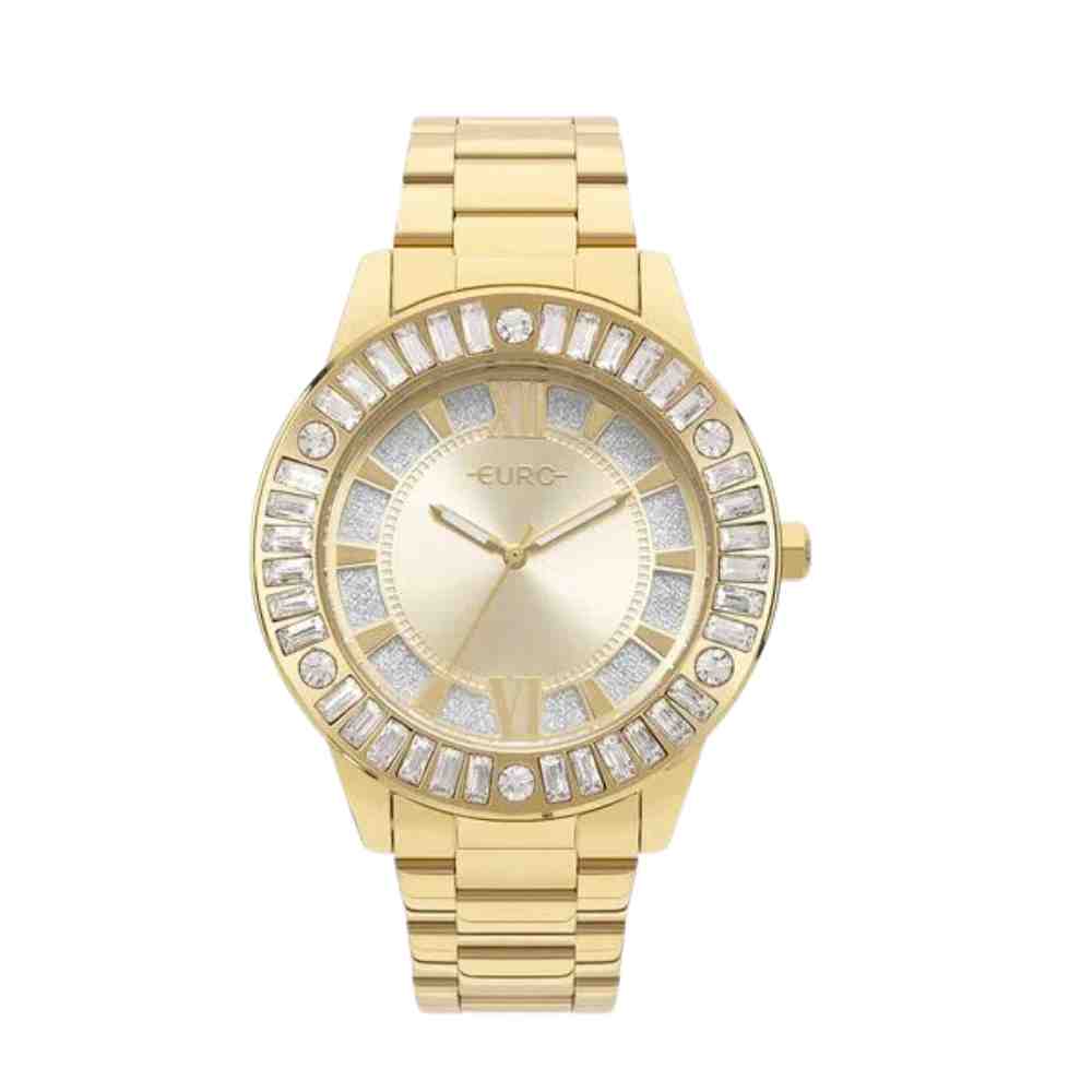 Relógio Euro Stones  Dourado Feminino EU2033BU/4D