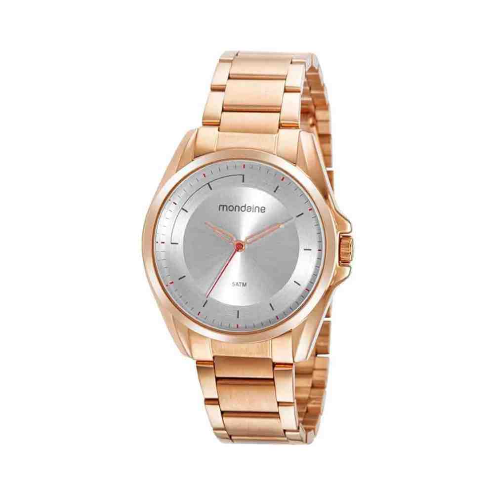 Relógio Dourado Feminino Mondaine 32444LPMVRE3