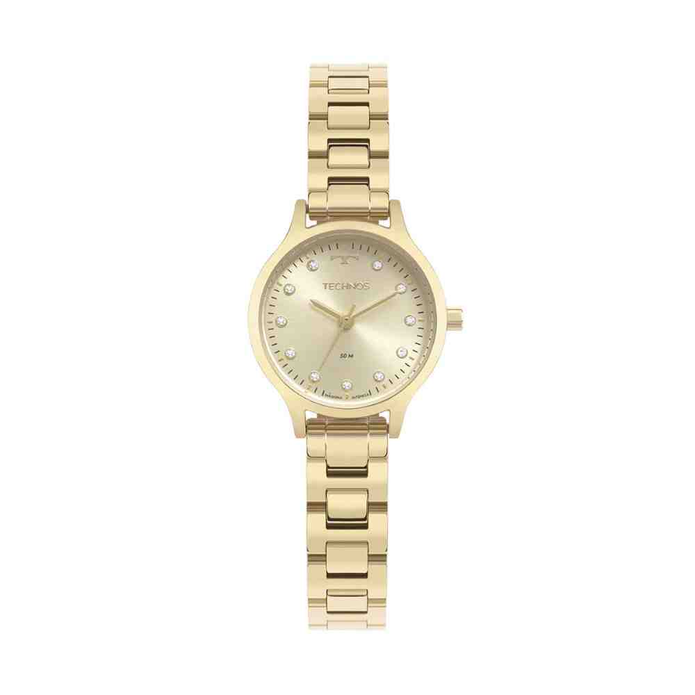 Relógio Dourado Feminino Technos Mini GL32AJ/1X