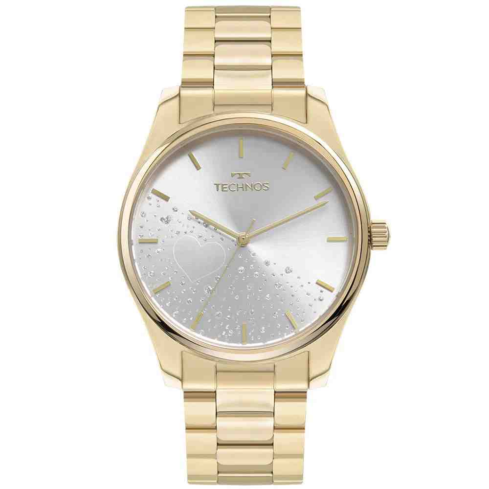 Relógio Dourado Feminino Technos Trend 2036MOH/1K