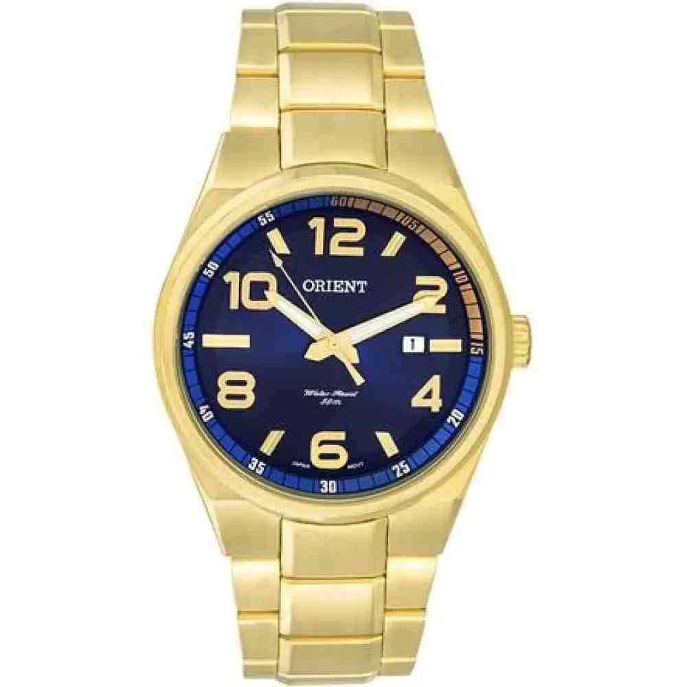 Relógio Dourado Masculino Orient MGSS1134