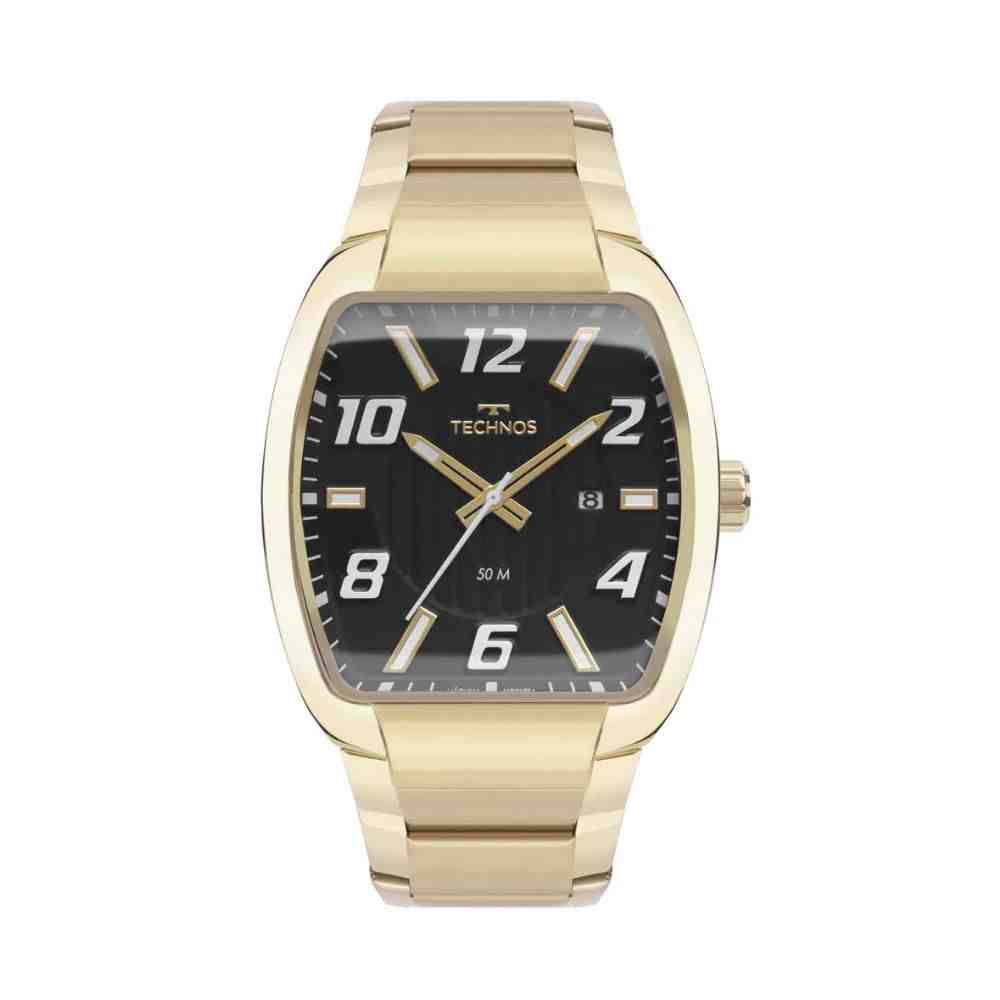 Relógio Dourado Masculino Technos Skymaster 2115NCO/1P