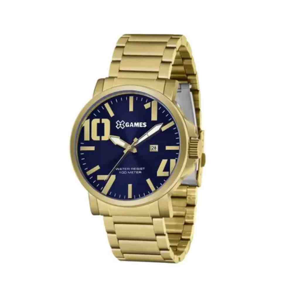 Relógio X-Games Dourado Masculino XMGS1033 D2KX