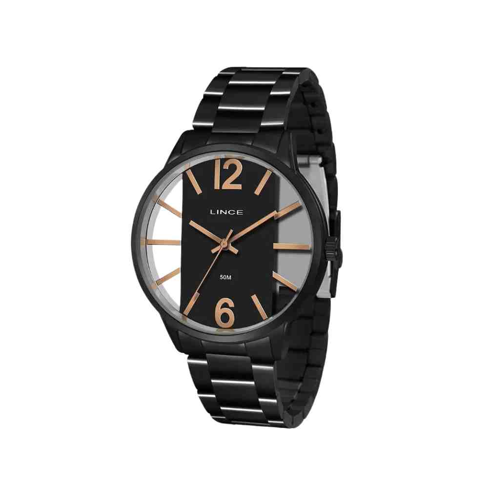 Relógio Lince Preto Feminino LRN623L P2PX