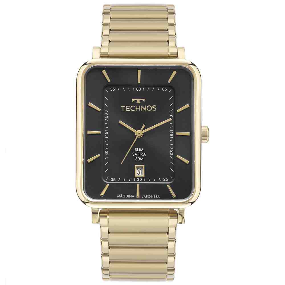 Relógio Technos Dourado Masculino GM12AD/1P