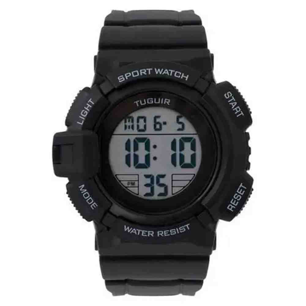 Relogio Preto Masculino Tuguir TG30021