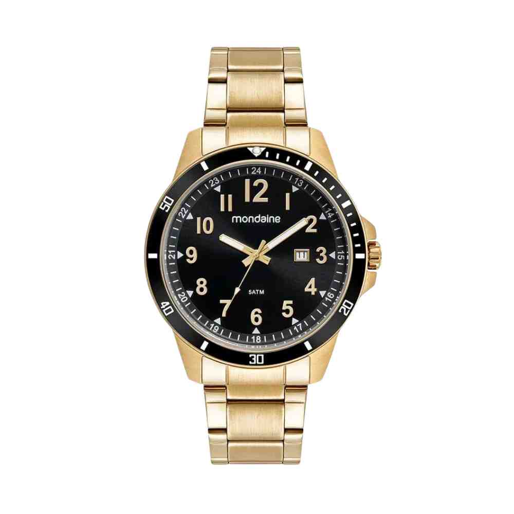 Relógio Mondaine Dourado Masculino 99673GPMVDA2