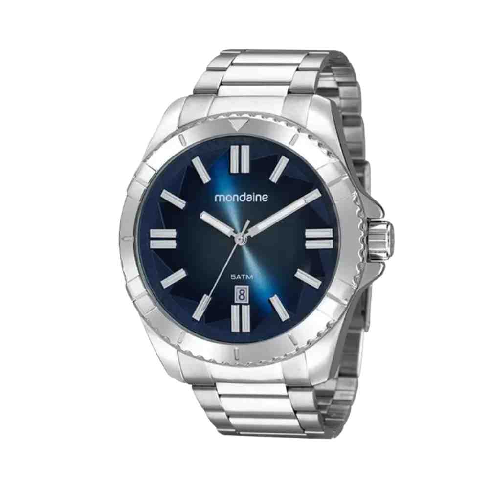 Relógio Mondaine Prata Masculino 32269G0MVNE2