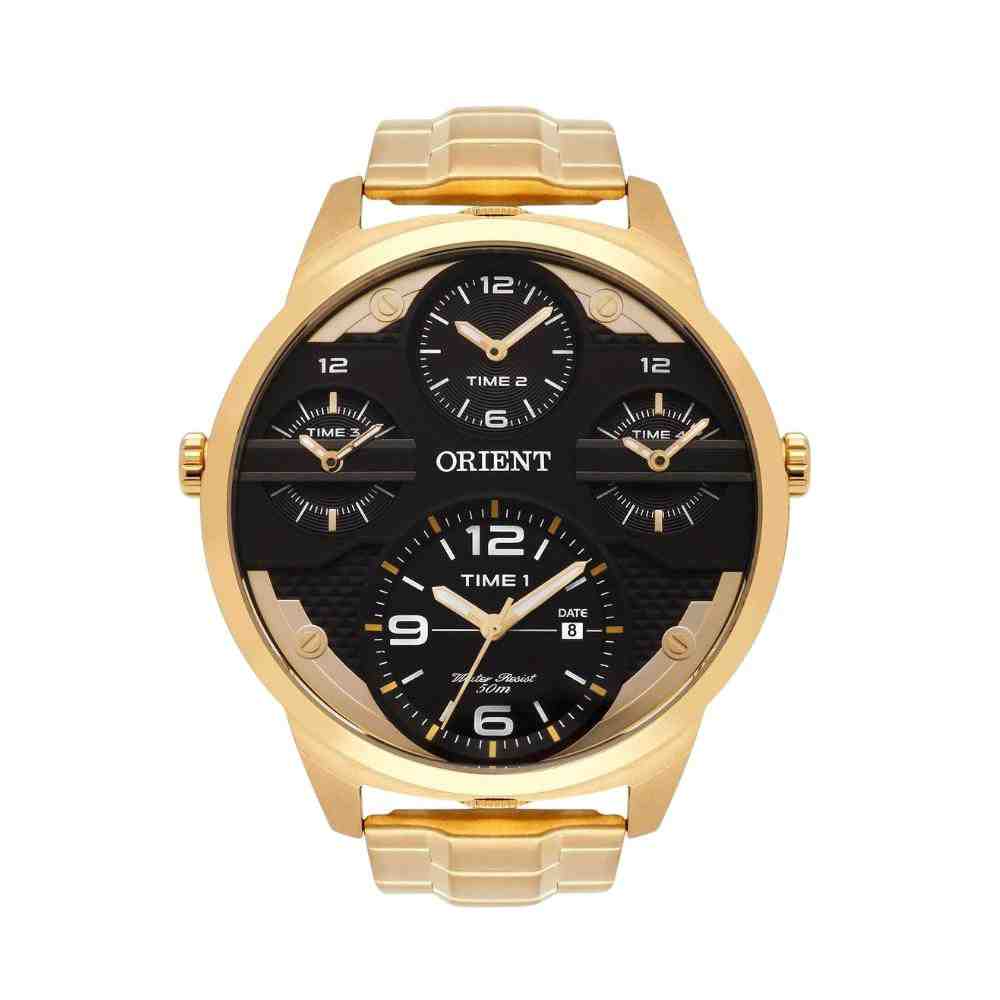 Relogio  Orient Dourado Masculino MGSST002