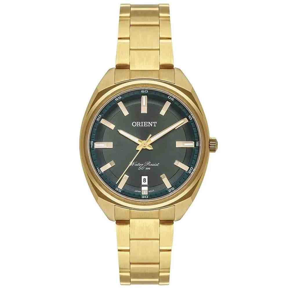 Relógio Dourado Feminino Orient Eternal FGSS1208