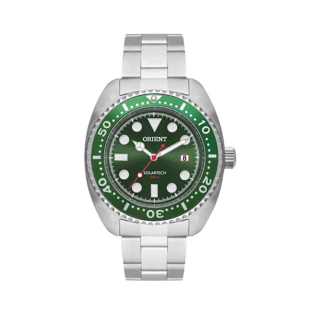 Relógio Orient Solar Tech Prata Masculino MBSS1444 P1SX