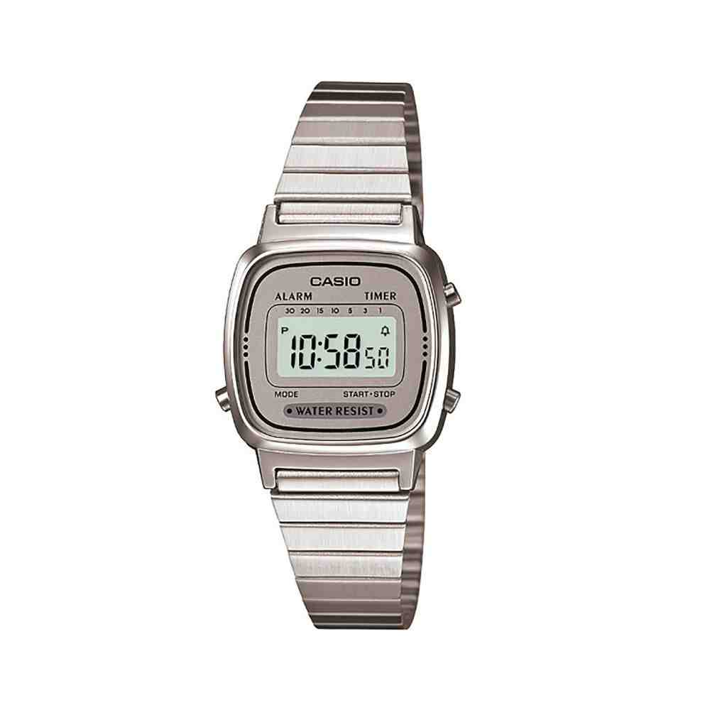 Relógio Prata Casio Vintage LA670WA-7DF