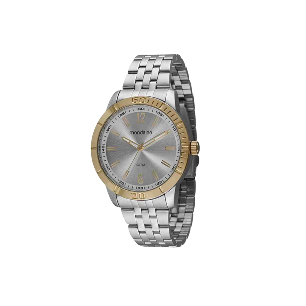 Relógio Mondaine Prata Masculino 99529G0MVNE1