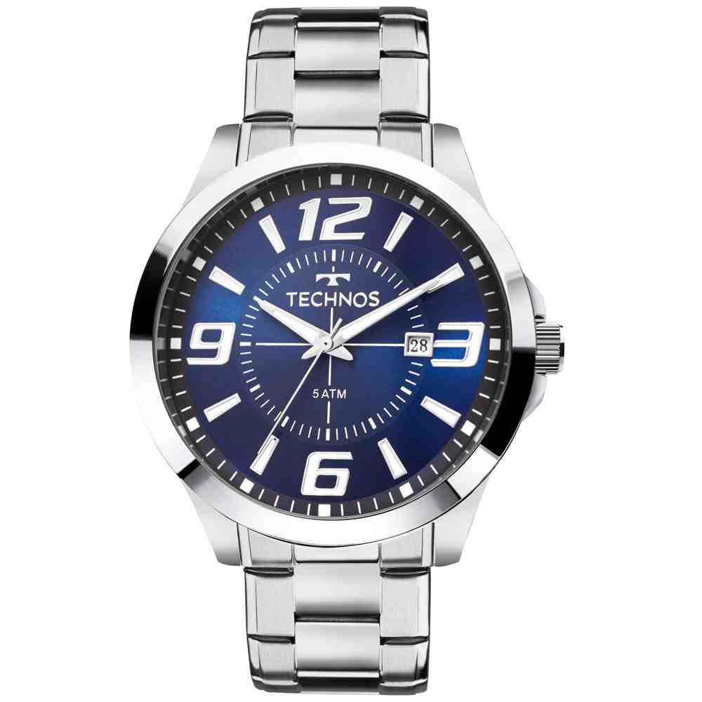 Relógio Technos Performance Racer Prata Masculino 2115KZZS/1A