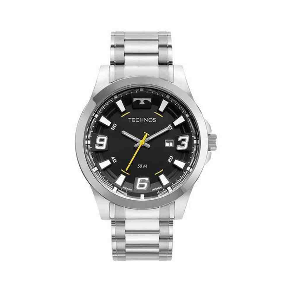 Relógio Prata Masculino Technos Racer 2115MXRS/1P