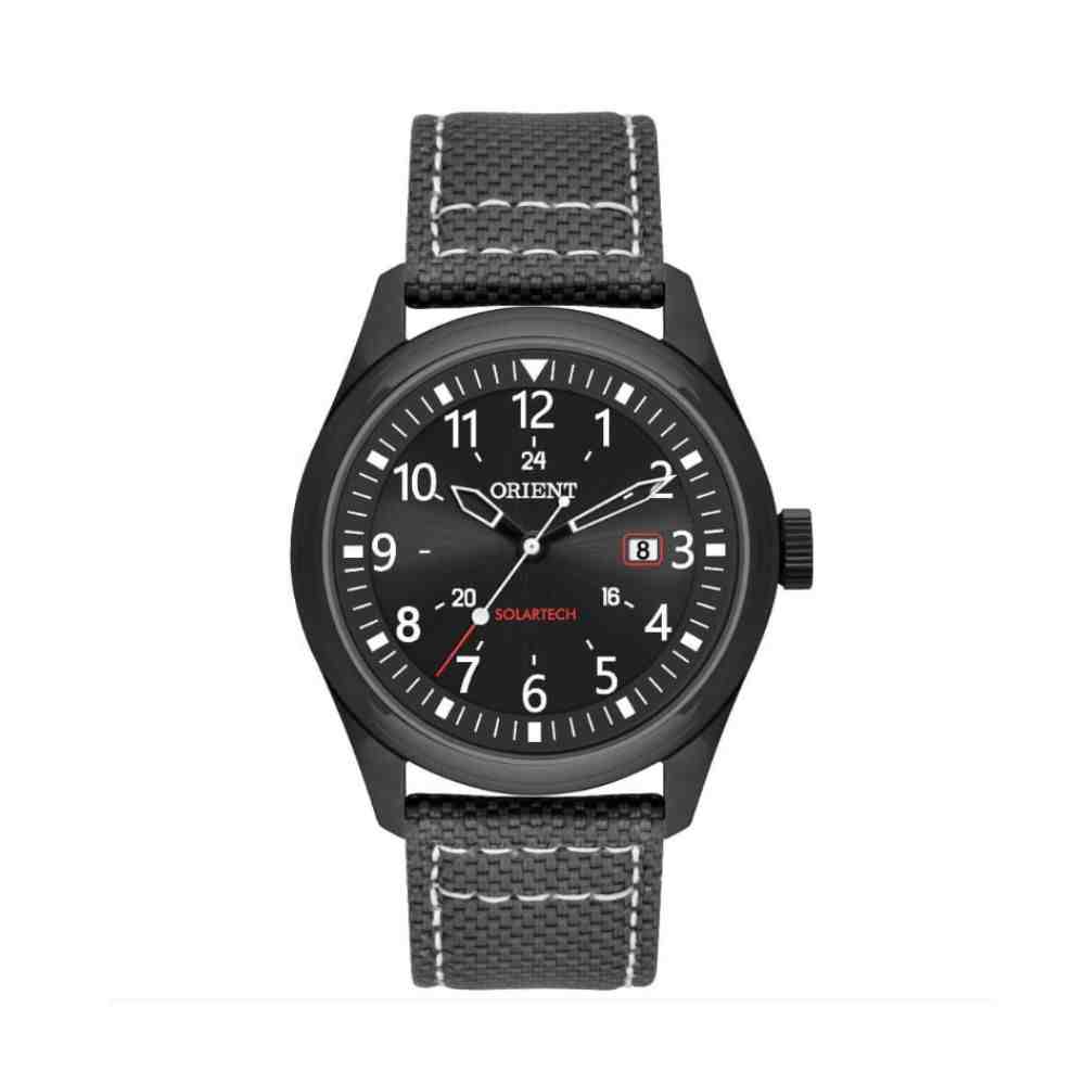 Relógio Preto Masculino Orient SolarTech MBSN1003