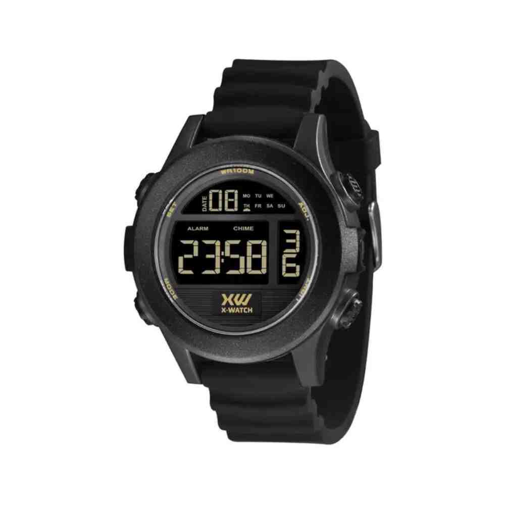 Relógio Preto Masculino X-Watch XMPPD670 – Preto