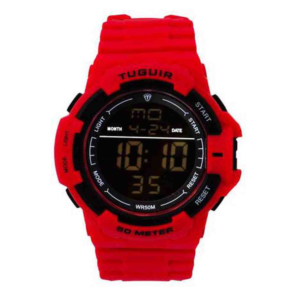 Relógio Vermelho Masculino Tuguir TG30016